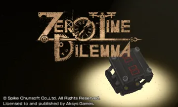 Zero Escape - Toki no Dilemma (Japan) screen shot title